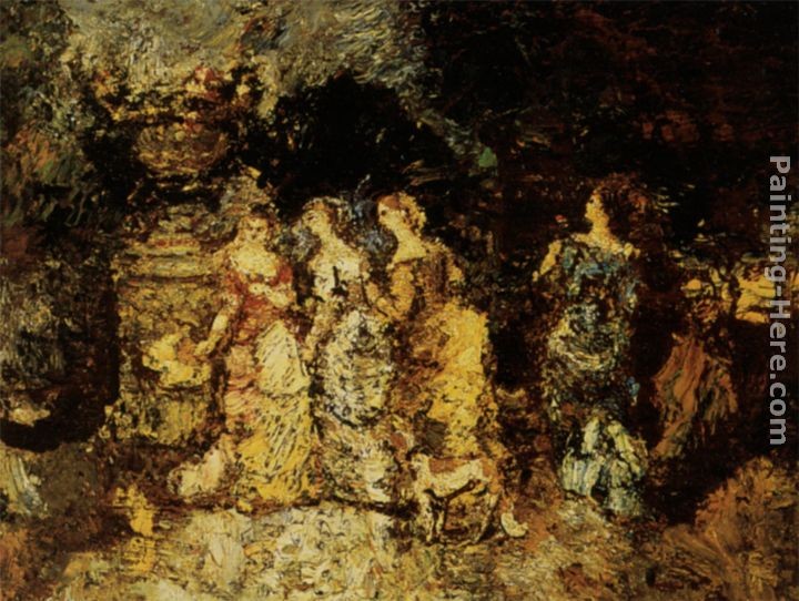 Adolphe Monticelli Fete Galante